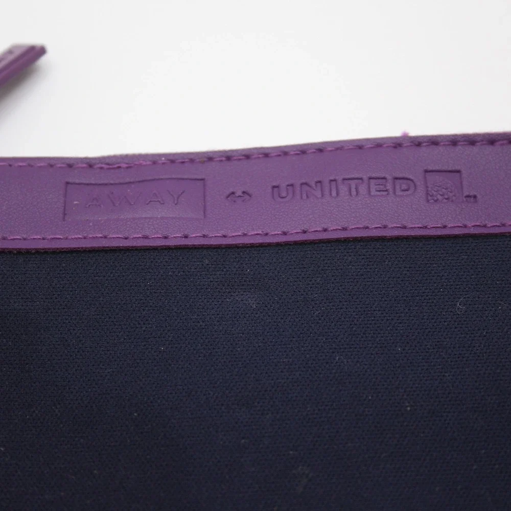Away United Purple Pouch Small‎ Travel Cosmetic Makeup Bag